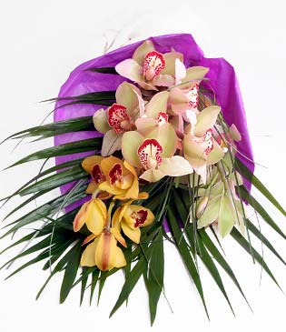  istanbul bahelievler iek online iek siparii  1 adet dal orkide buket halinde sunulmakta