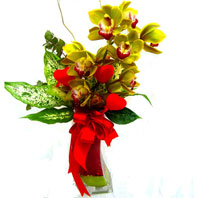  istanbul iin sevgilime en gzel hediye iek ve doru yerdesiniz  1 adet dal orkide ve cam yada mika vazo tanzim